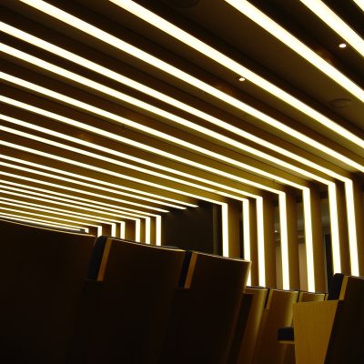 Auditorium Lighting Feature and Seats